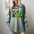 Rabbit Reading Book Under Large Mushroom Easter Bandana Women's Comfort Colors T-Shirt Berry