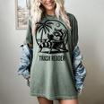 Raccoon Reading Books Summer Humor Trash Reader Women's Comfort Colors T-Shirt Berry