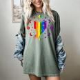Rainbow Book With Stars And Moon Phases Gay Pride LGBT Women's Comfort Colors T-Shirt Berry Rainbow Book With Stars And Moon Phases Gay Pride LGBT Women's Comfort Colors T-Shirt Berry