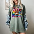Rainbow Pride Bigfoot Reading Book With Heart Glasses Women's Comfort Colors T-Shirt Berry Rainbow Pride Bigfoot Reading Book With Heart Glasses Women's Comfort Colors T-Shirt Berry