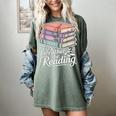 Rather Be Reading Book Lover Stack Women's Comfort Colors T-Shirt Berry Rather Be Reading Book Lover Stack Women's Comfort Colors T-Shirt Berry