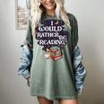 I Would Rather Be Reading Bookworm Book Lover Librarian Kids Women's Comfort Colors T-Shirt Berry I Would Rather Be Reading Bookworm Book Lover Librarian Kids Women's Comfort Colors T-Shirt Berry