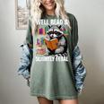 Well Read & Slightly Feral Raccoon Book Lover Graphic Women's Comfort Colors T-Shirt Berry Well Read & Slightly Feral Raccoon Book Lover Graphic Women's Comfort Colors T-Shirt Berry