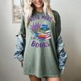 Read More Books Floral Book Reader Art Reading Lover Quote Women's Comfort Colors T-Shirt Berry