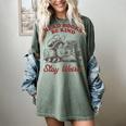 Read Books Be Kind Stay Weird Bookish Cowboy Reading Raccoon Women's Comfort Colors T-Shirt Berry