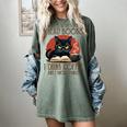 i Read Books And i Know Things Cat Reading Coffee Women's Comfort Colors T-Shirt Berry