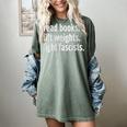 Read Books Lift Weights Fight Fascists Reading Lovers Women's Comfort Colors T-Shirt Berry