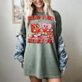 Read Your Heart Out Valentine Reading Book Girl Kid Teacher Women's Comfort Colors T-Shirt Berry