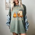 Read S'More Books Campfire Reading Book Lovers Camper Women's Comfort Colors T-Shirt Berry