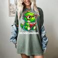 Readasaurus Reading Dinosaur Book Reader Bookworm Women's Comfort Colors T-Shirt Berry