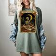 The Reader Tarot Card Book Lover Skeleton Art Goth Style Women's Comfort Colors T-Shirt Berry