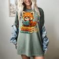 Reading Book Lover Red Panda Read Books Be Kind Stays Weird Women's Comfort Colors T-Shirt Berry Reading Book Lover Red Panda Read Books Be Kind Stays Weird Women's Comfort Colors T-Shirt Berry