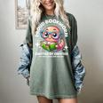 Reading Book Lovers Glasses Cartoon Worm Books Cute Bookworm Women's Comfort Colors T-Shirt Berry