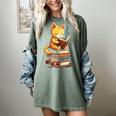 Reading Cat Books Cute Women's Comfort Colors T-Shirt Berry Reading Cat Books Cute Women's Comfort Colors T-Shirt Berry