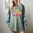 Reading Colors Our World Books Lover Women's Comfort Colors T-Shirt Berry Reading Colors Our World Books Lover Women's Comfort Colors T-Shirt Berry