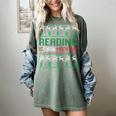 Reading Is Snow Much Fun Winter Bookworm Reading Book Lovers Women's Comfort Colors T-Shirt Berry