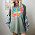 Reads Across Tee America Books Reader Reading Teacher Women's Comfort Colors T-Shirt Berry
