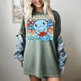 Readsolotl Blue Kawaii Axolotl Book Lover Reading Retro Women's Comfort Colors T-Shirt Berry Readsolotl Blue Kawaii Axolotl Book Lover Reading Retro Women's Comfort Colors T-Shirt Berry