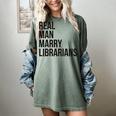 Real Men Marry Librarians – Book Lover Husband Women's Comfort Colors T-Shirt Berry Real Men Marry Librarians – Book Lover Husband Women's Comfort Colors T-Shirt Berry