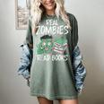 Real Zombies Read Books Zombie Women's Comfort Colors T-Shirt Berry Real Zombies Read Books Zombie Women's Comfort Colors T-Shirt Berry