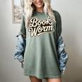 Retro Book Worm Reading For Book Lovers Women's Comfort Colors T-Shirt Berry Retro Book Worm Reading For Book Lovers Women's Comfort Colors T-Shirt Berry