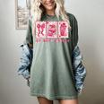 Retro Coquette Bow All Booked For Valentines Book Lover Cute Women's Comfort Colors T-Shirt Berry