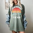 Retro I Put My Book Down To Be Here For Book Lover Women's Comfort Colors T-Shirt Berry