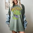 Rugrats Reptar Distressed Comic Book Style Cartoon Women's Comfort Colors T-Shirt Berry