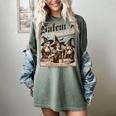 Salem Book Club Bookish Halloween Retro Salem Witch Book Women's Comfort Colors T-Shirt Berry Salem Book Club Bookish Halloween Retro Salem Witch Book Women's Comfort Colors T-Shirt Berry