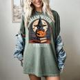 Salem Witch Book Club All Witches Welcome Halloween Reading Women's Comfort Colors T-Shirt Berry