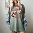 He Sees What You'Ve Been Reading Bookish Christmas Humor Women's Comfort Colors T-Shirt Berry