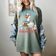 Silly Goose With Books Teacher Club School Educator Women's Comfort Colors T-Shirt Berry Silly Goose With Books Teacher Club School Educator Women's Comfort Colors T-Shirt Berry