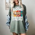 Sloth For Sloth Lover Men Women Kids Introvert Women's Comfort Colors T-Shirt Berry Sloth For Sloth Lover Men Women Kids Introvert Women's Comfort Colors T-Shirt Berry