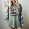 Sorry My Weekend Is Fully Booked Book Lovers Present Women's Comfort Colors T-Shirt Berry Sorry My Weekend Is Fully Booked Book Lovers Present Women's Comfort Colors T-Shirt Berry