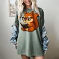 Squirrel Reading Book Lover Women's Comfort Colors T-Shirt Berry