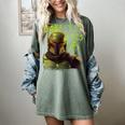 Star Wars The Book Of Boba Fett Neon Boba Fett Lives Poster Women's Comfort Colors T-Shirt Berry