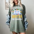 Straight Outta The Library Book Lover Men Women Premium Tri-Blend Women's Comfort Colors T-Shirt Berry