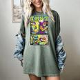 Teenage Mutant Ninja Turtles Retro Neon Comic Book Panels Women's Comfort Colors T-Shirt Berry