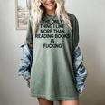 The Only Thing I Like More Than Reading Books Is Fucking Women's Comfort Colors T-Shirt Berry