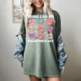 Things I Do On Valentines's Day Book Lover Candy Heart Women's Comfort Colors T-Shirt Berry