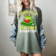 Toad-Ally 100 Days Smarter Frog Reading Book 100 School Day Women's Comfort Colors T-Shirt Berry