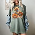 Turkey Read Books Reading Fall Thanksgiving Teacher Women's Comfort Colors T-Shirt Berry