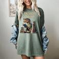 Unearth A Story Dinosaur Reading a Library Book Women's Comfort Colors T-Shirt Berry