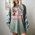Valentine All Booked For Valentine Book Lovers Teacher Kid Women's Comfort Colors T-Shirt Berry