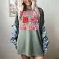 Valentine Day Book You Are Too Sweet Librarian Teacher Kids Women's Comfort Colors T-Shirt Berry