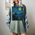 Van Gogh Starry Night Fantasy Reader Dragon Reading Book Women's Comfort Colors T-Shirt Berry Van Gogh Starry Night Fantasy Reader Dragon Reading Book Women's Comfort Colors T-Shirt Berry
