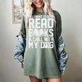 All I Want To Do Is Read Books Reading Dog Lovers Women's Comfort Colors T-Shirt Berry All I Want To Do Is Read Books Reading Dog Lovers Women's Comfort Colors T-Shirt Berry