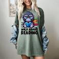 Wild About Reading Book Lover Gorilla Women's Comfort Colors T-Shirt Berry