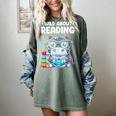 Wild About Reading Book Lover Hippo Women's Comfort Colors T-Shirt Berry Wild About Reading Book Lover Hippo Women's Comfort Colors T-Shirt Berry