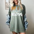 WILD ABOUT READING Reading Books Bookworm Library Day Women's Comfort Colors T-Shirt Berry